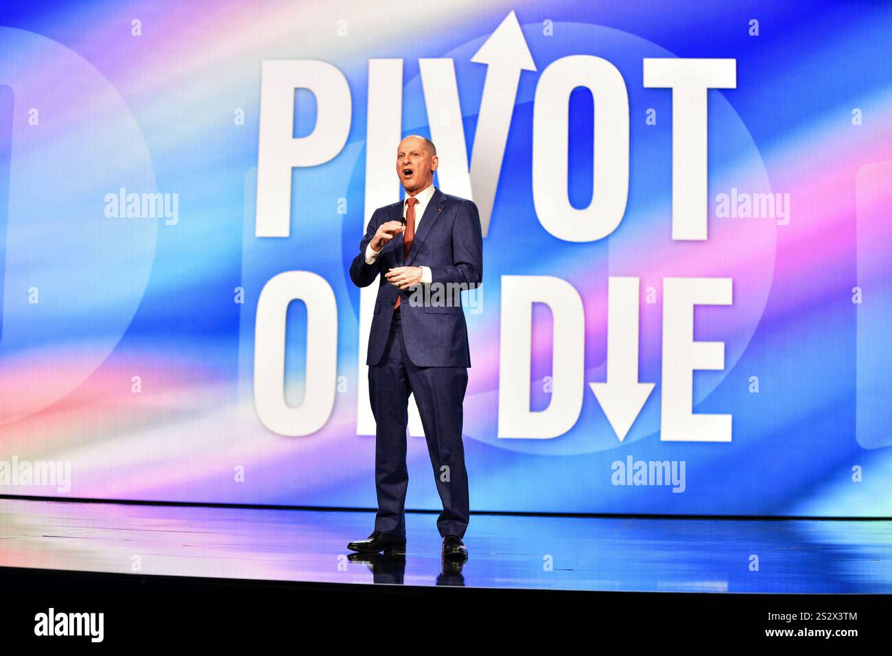 LAS VEGAS, Nevada Gary Shapiro speaking at the Panasonic Keynote