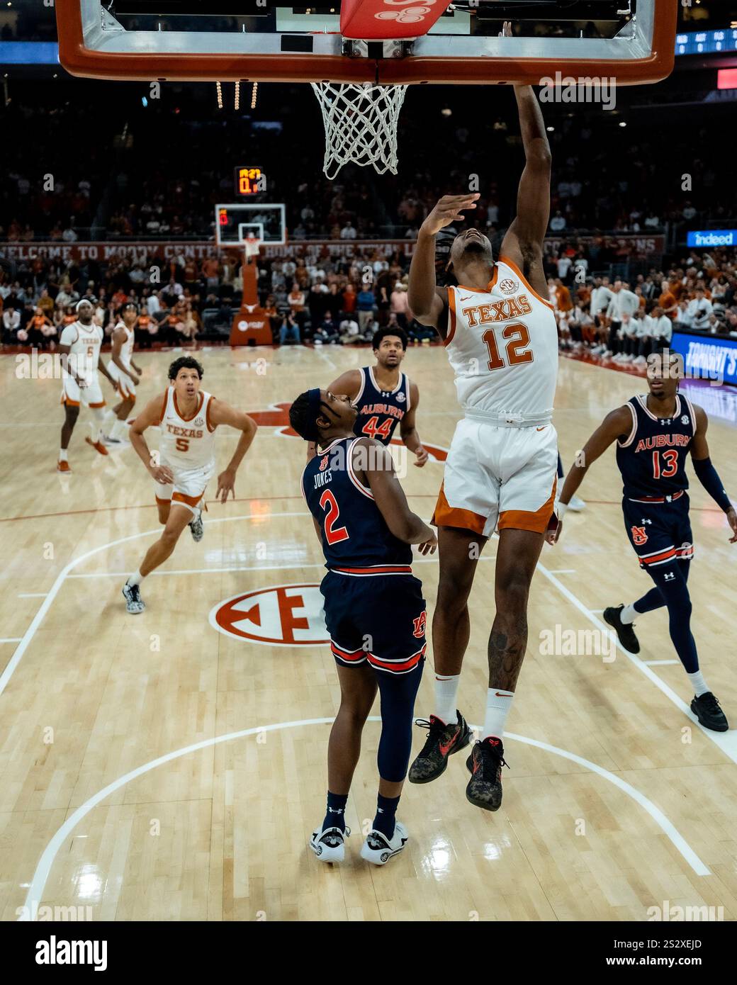 Jan 7, 2025. Tramon Mark (12) of the Texas Longhorns in action vs the