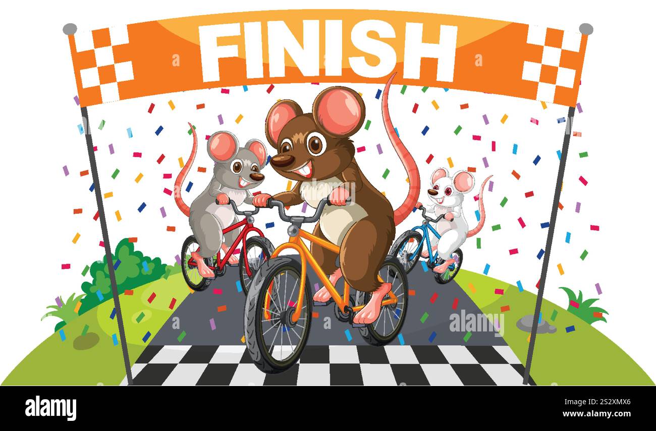 Finish banner Cut Out Stock Images & Pictures - Alamy