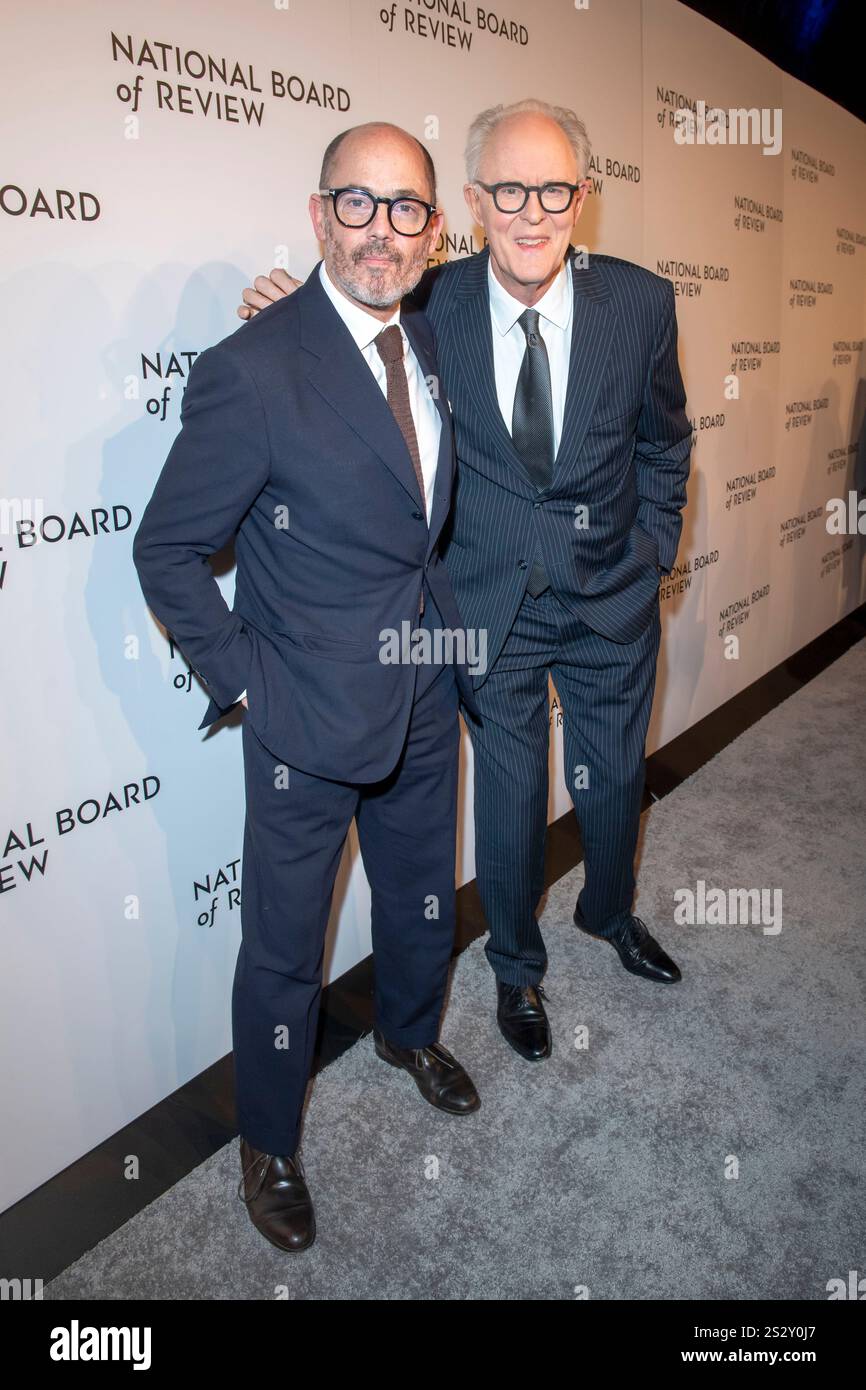 NEW YORK, NEW YORK JANUARY 07 (LR) Edward Berger and John Lithgow