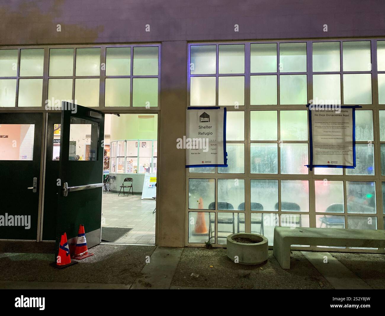 Los Angeles, USA. 7th January, 2025. The Westwood Recreation Center has ...
