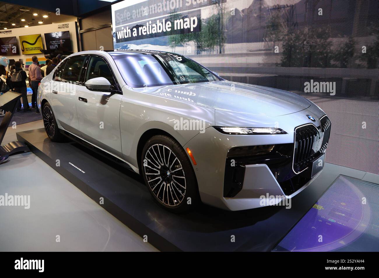 Las Vegas, United States. 07th Jan, 2025. A view of the BMW 760i xDrive ...