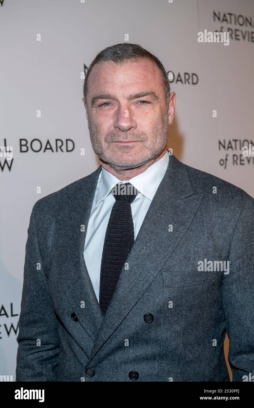 New York, United States. 07th Jan, 2025. Liev Schreiber attends the