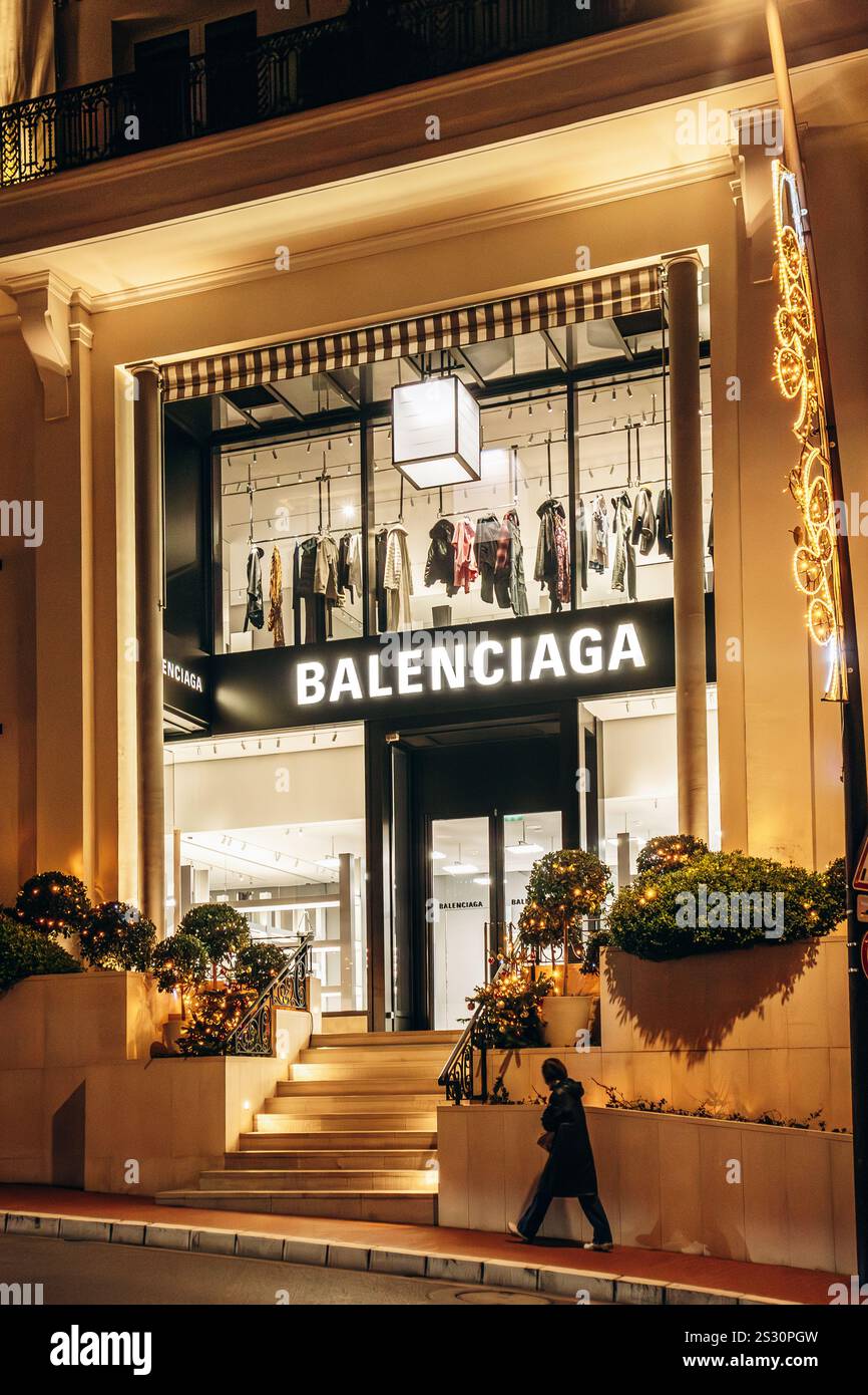 The Famous Balenciaga Boutique In Monte Carlo Monaco Stock Photo Alamy