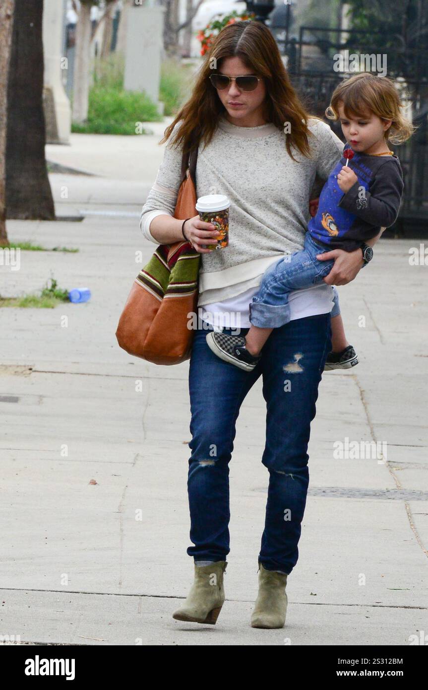 Selma Blair out and about with her son Arthur Saint Bleick in Los