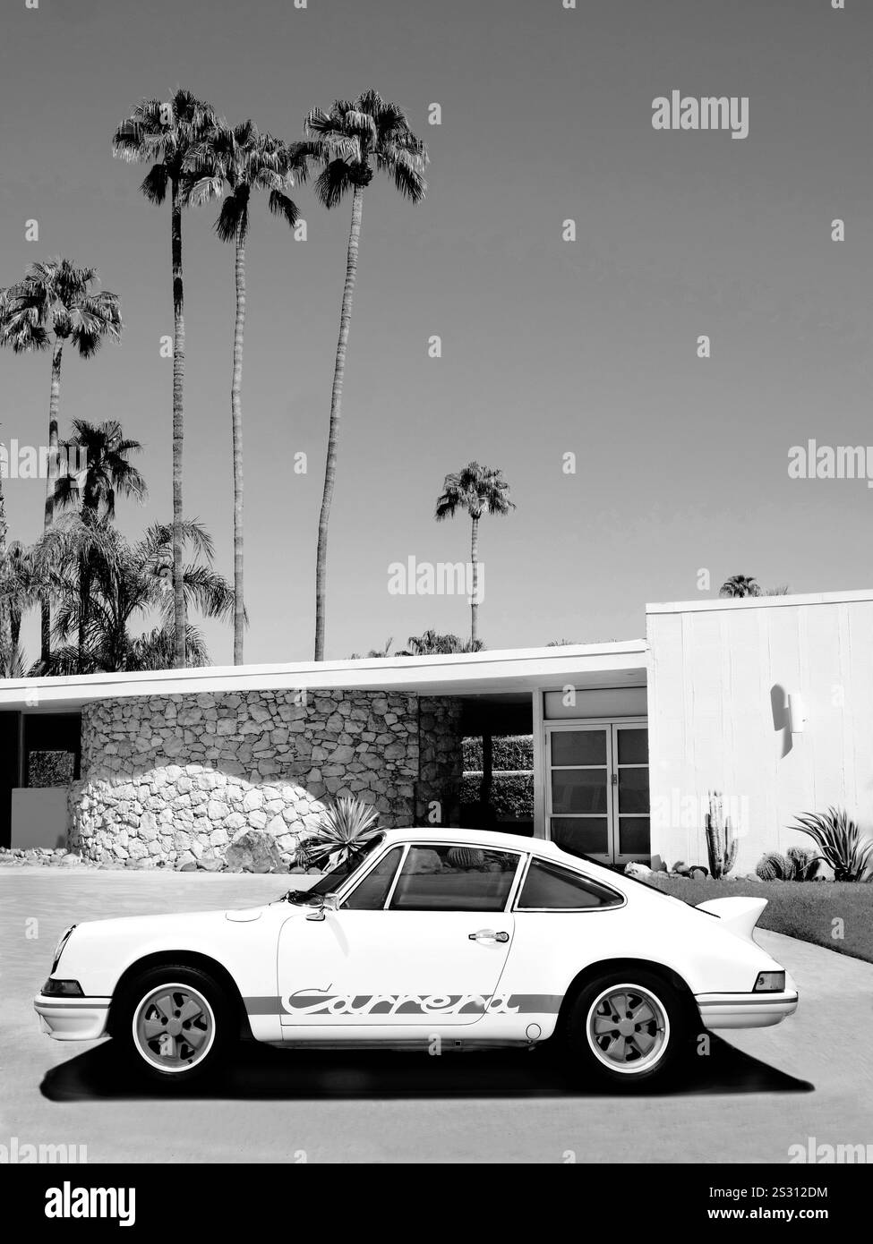 1973 Porsche 911 2.7 RS Carrera  Coupe in palm Springs California USA Stock Photo