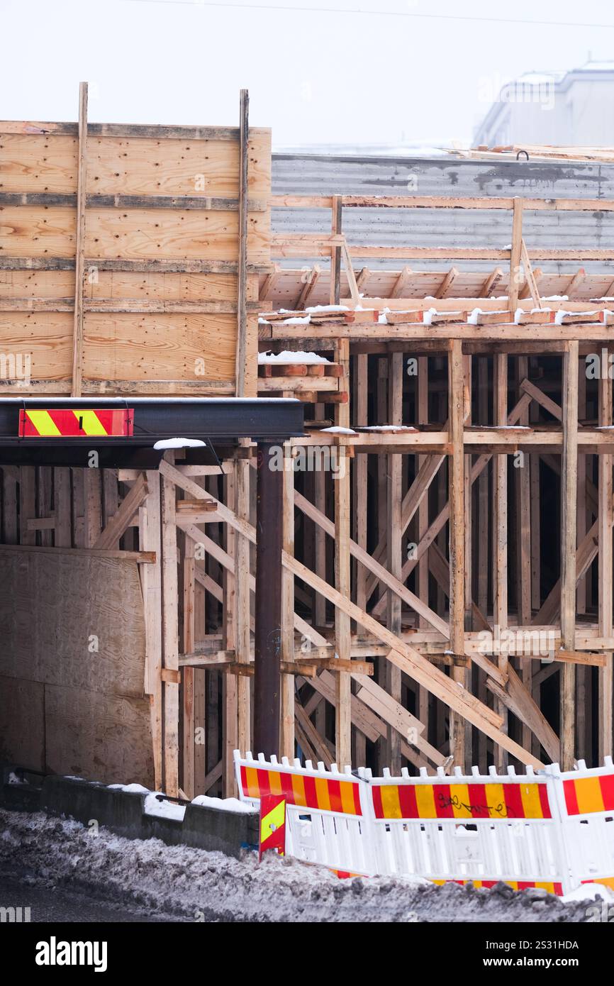 Construction site of a bridge Stock Photo - Alamy