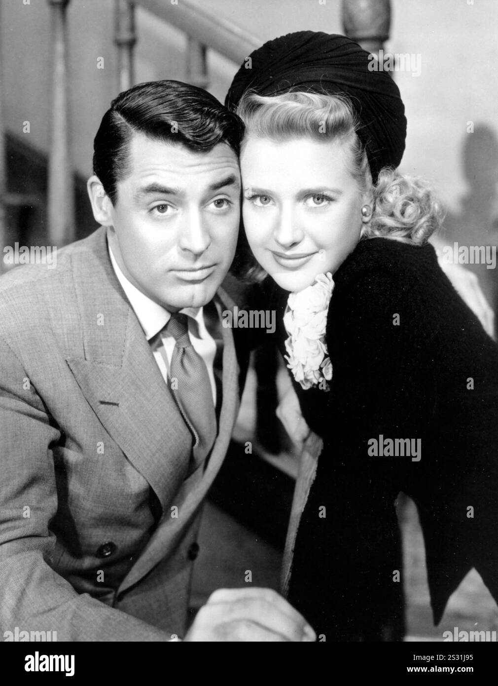 ARSENIC AND OLD LACE CARY GRANT, PRISCILLA LANE     Date: 1944 Stock Photo
