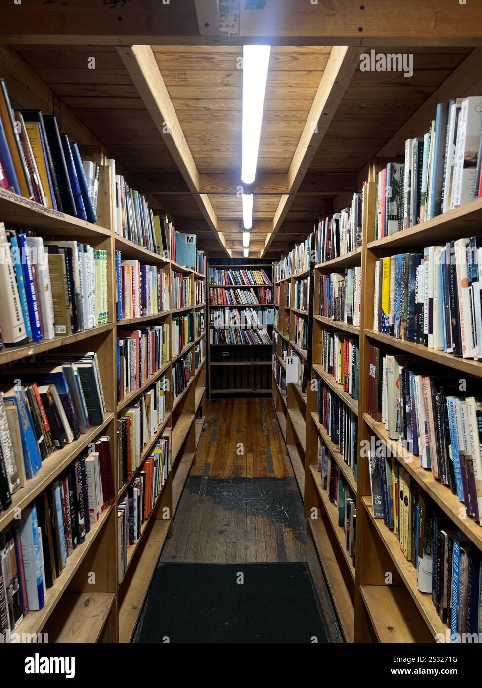 Bookstore Hall - Smartphone Captured Stock Image