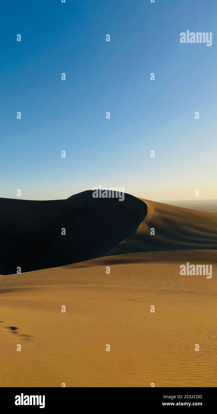 Desert. Lima, Peru - Smartphone Captured Stock Image