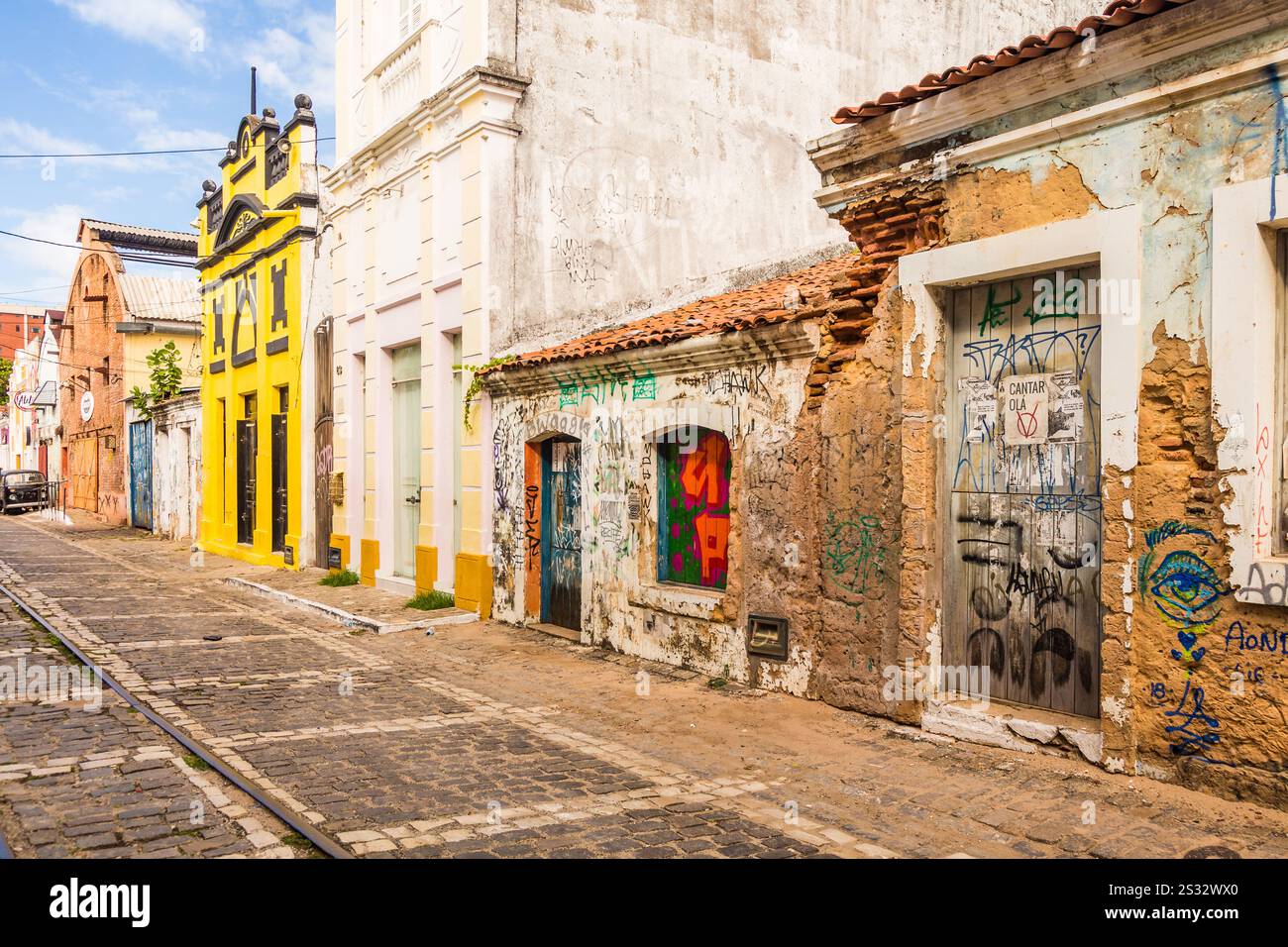 The back streets of Natal, Brazil Stock Photo - Alamy