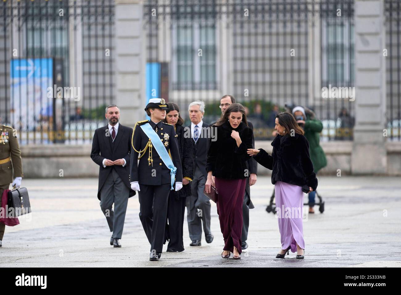 Queen Letizia of Spain, Crown Princess Leonor and Margarita Robles
