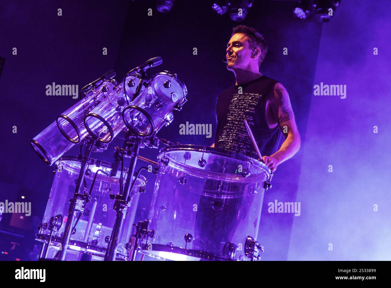 Irish pop rock band The Script performs live at Fabrique in Milan ...