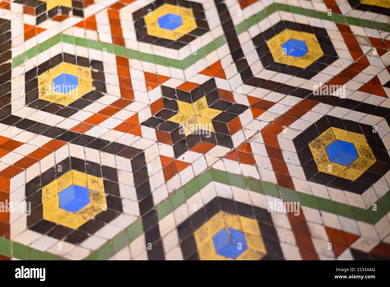 Ancient mosaic exhibited in Neues Museum, New Museum in Museum Island ...