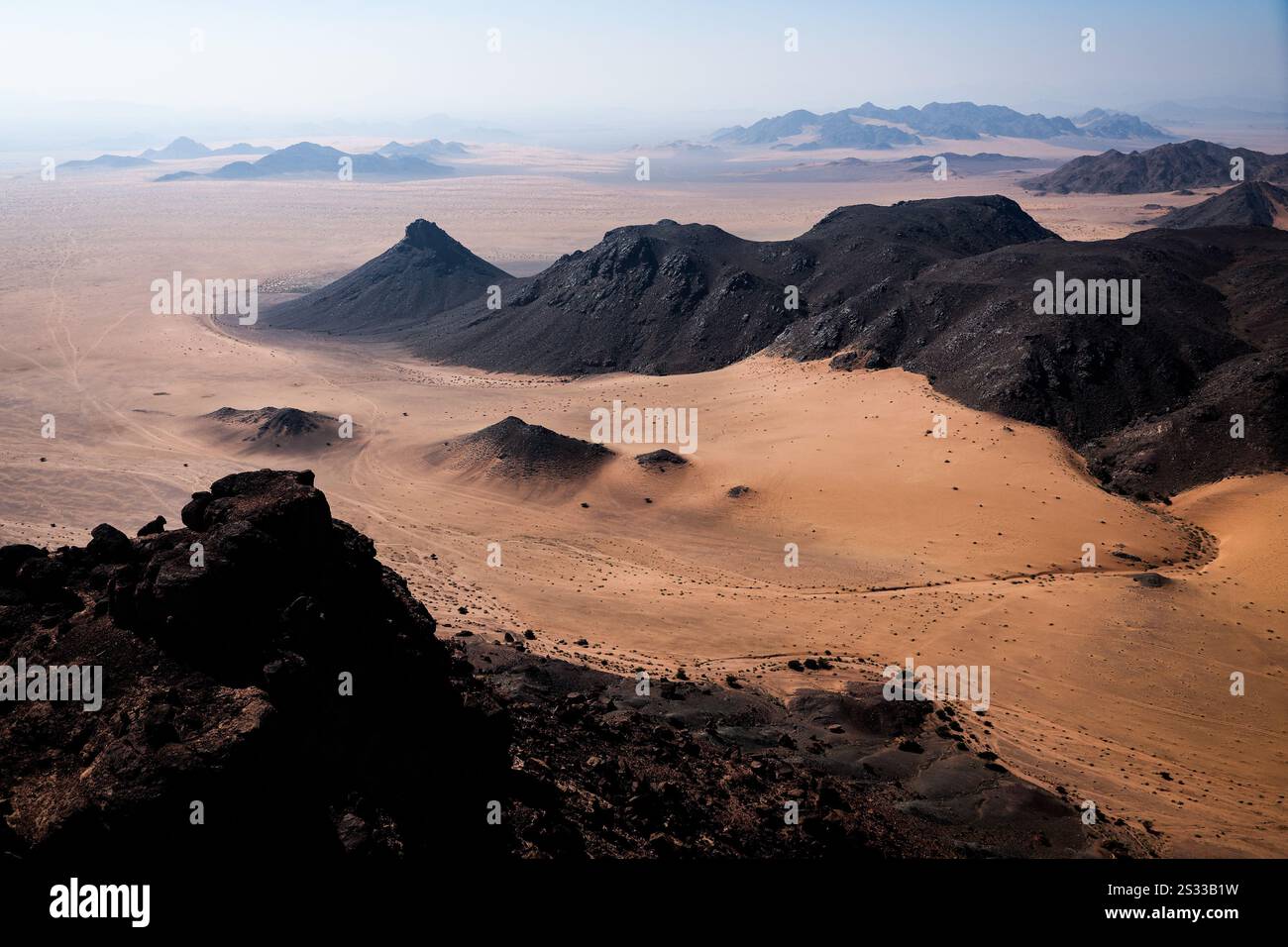 Landscapes during the Stage 4 of the Dakar 2025 on January 8, 2025