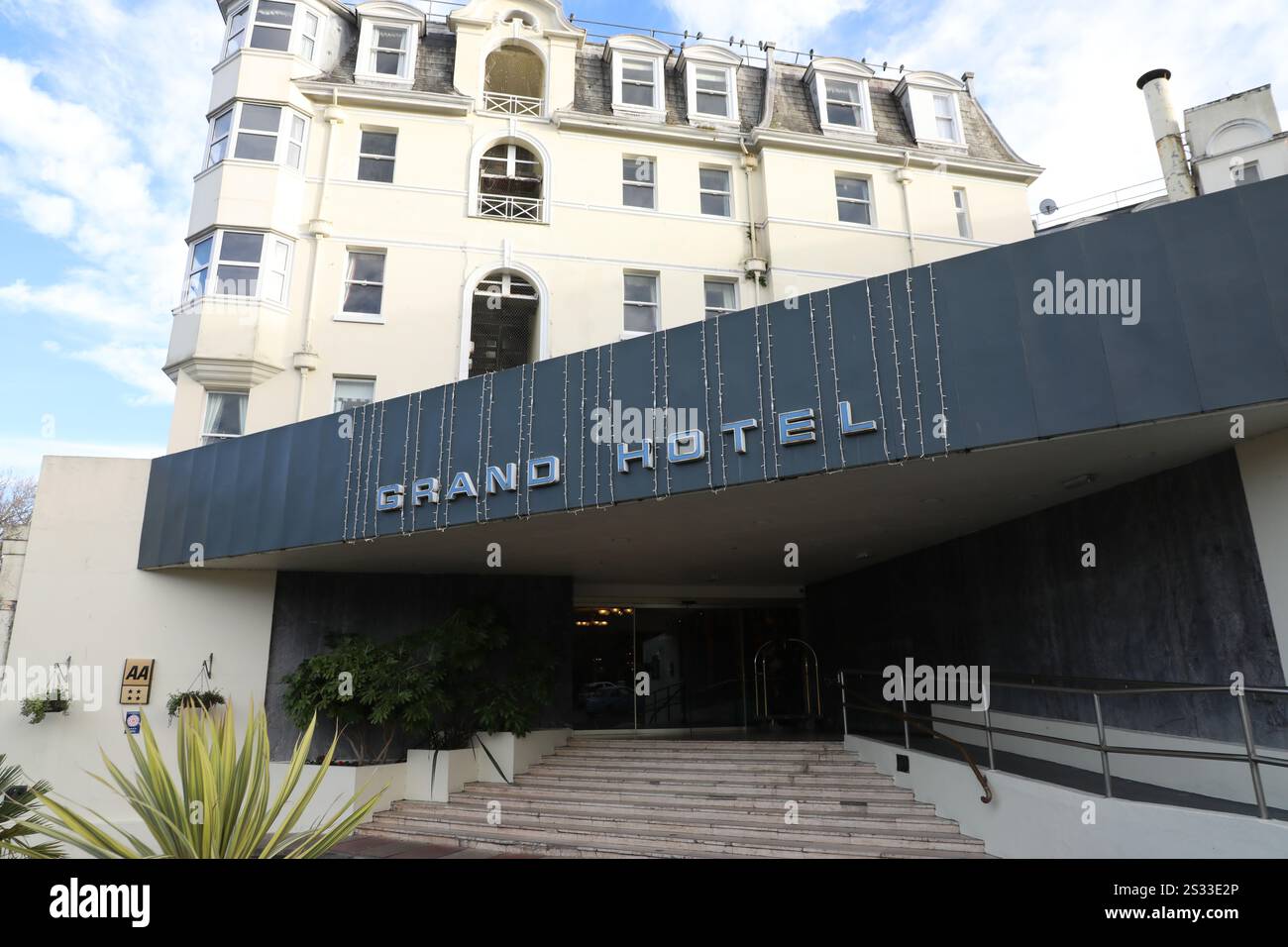The Grand Hotel, Torquay, Devon, England Stock Photo