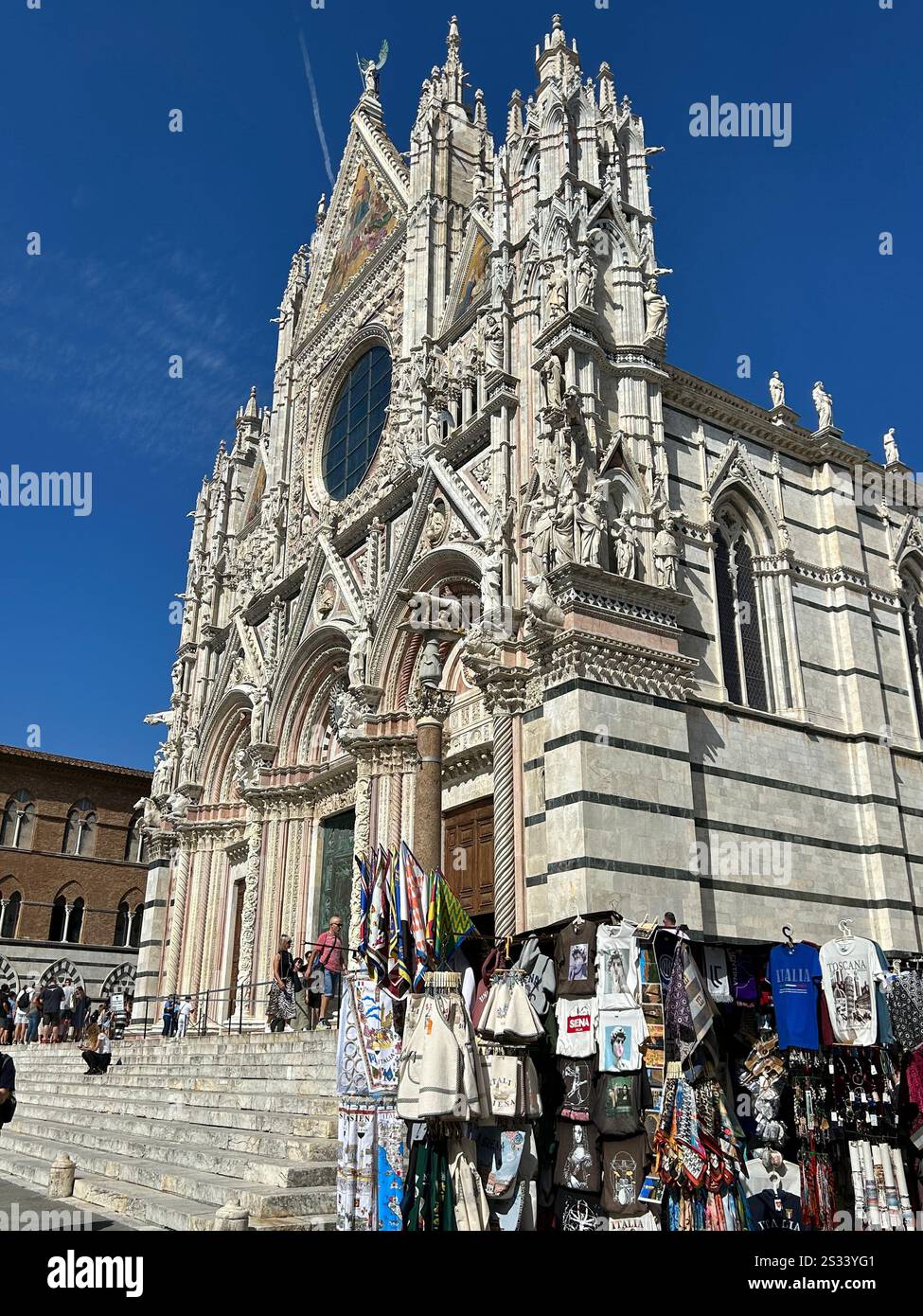 Siena Cathedral located in Tuscany, Italy. - Smartphone Captured Stock Image