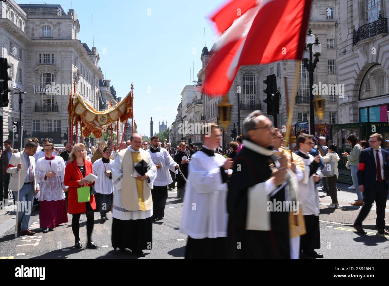Annual Corpus Christi Procession in London Stock Photo - Alamy