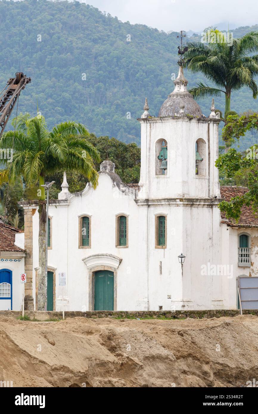 Church of Our Lady of Sorrows of Paraty in Rio de Janeiro, Brazil Stock ...