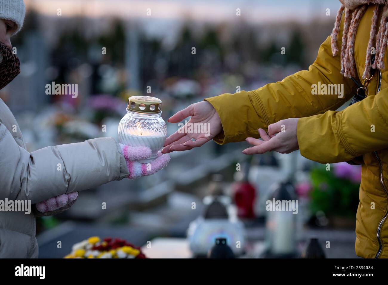 Candle Ritual at a Cemetery A Meaningful Way of Honoring Our Loved Ones ...