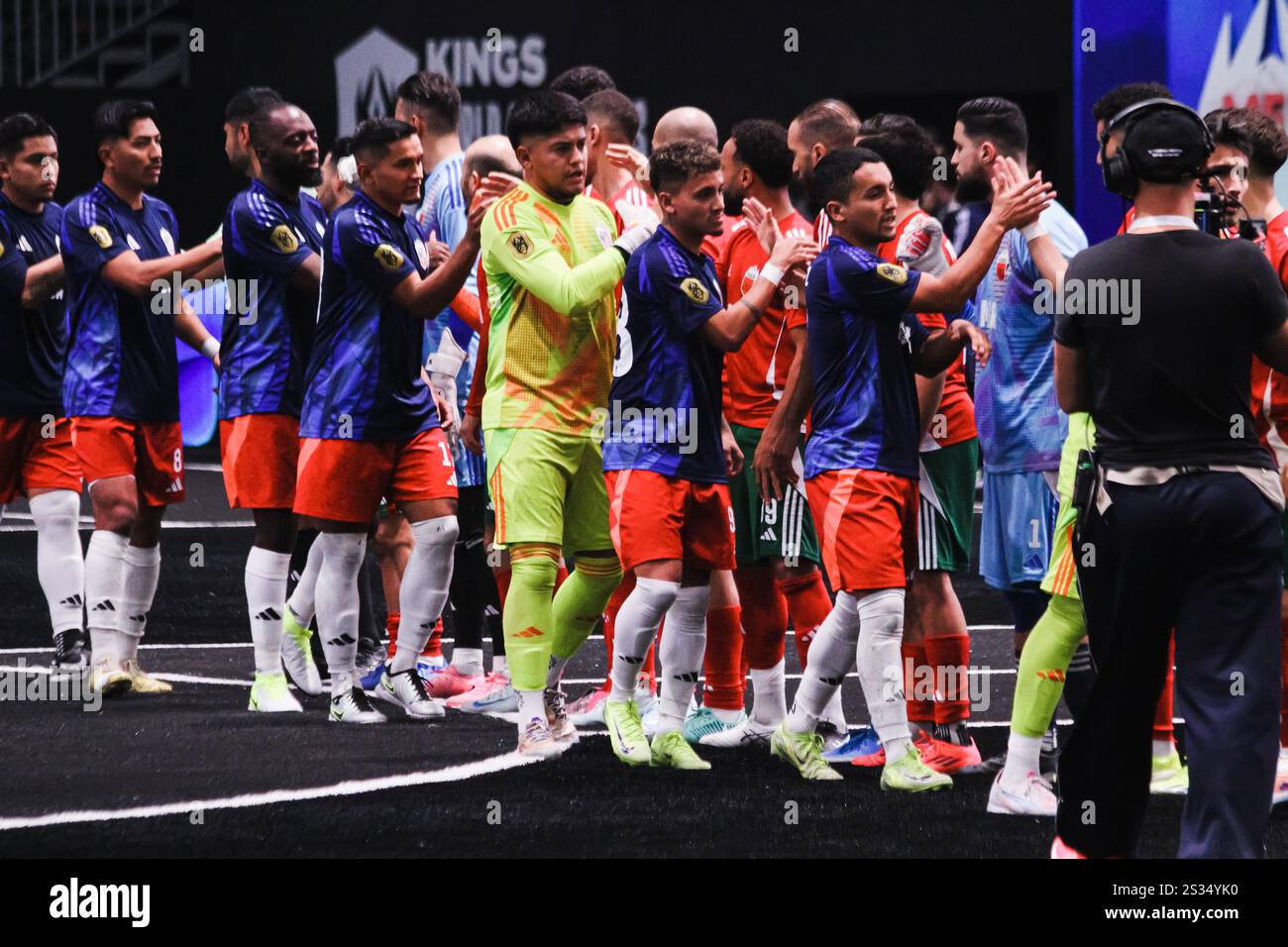 Milan Kings World Cup Nations 2025 Morocco vs USA at Kings League Arena Vismara. In the