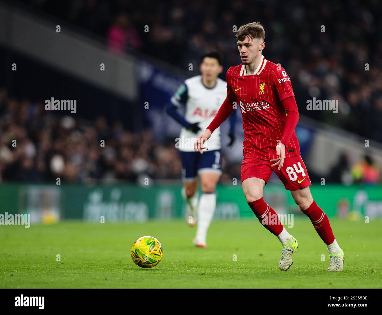 LONDON, UK 8th Jan 2025 Conor Bradley of Liverpool in action during