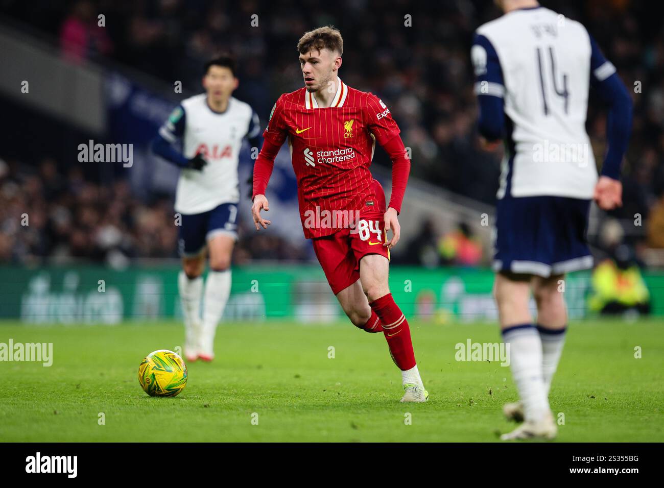 LONDON, UK 8th Jan 2025 Conor Bradley of Liverpool in action during
