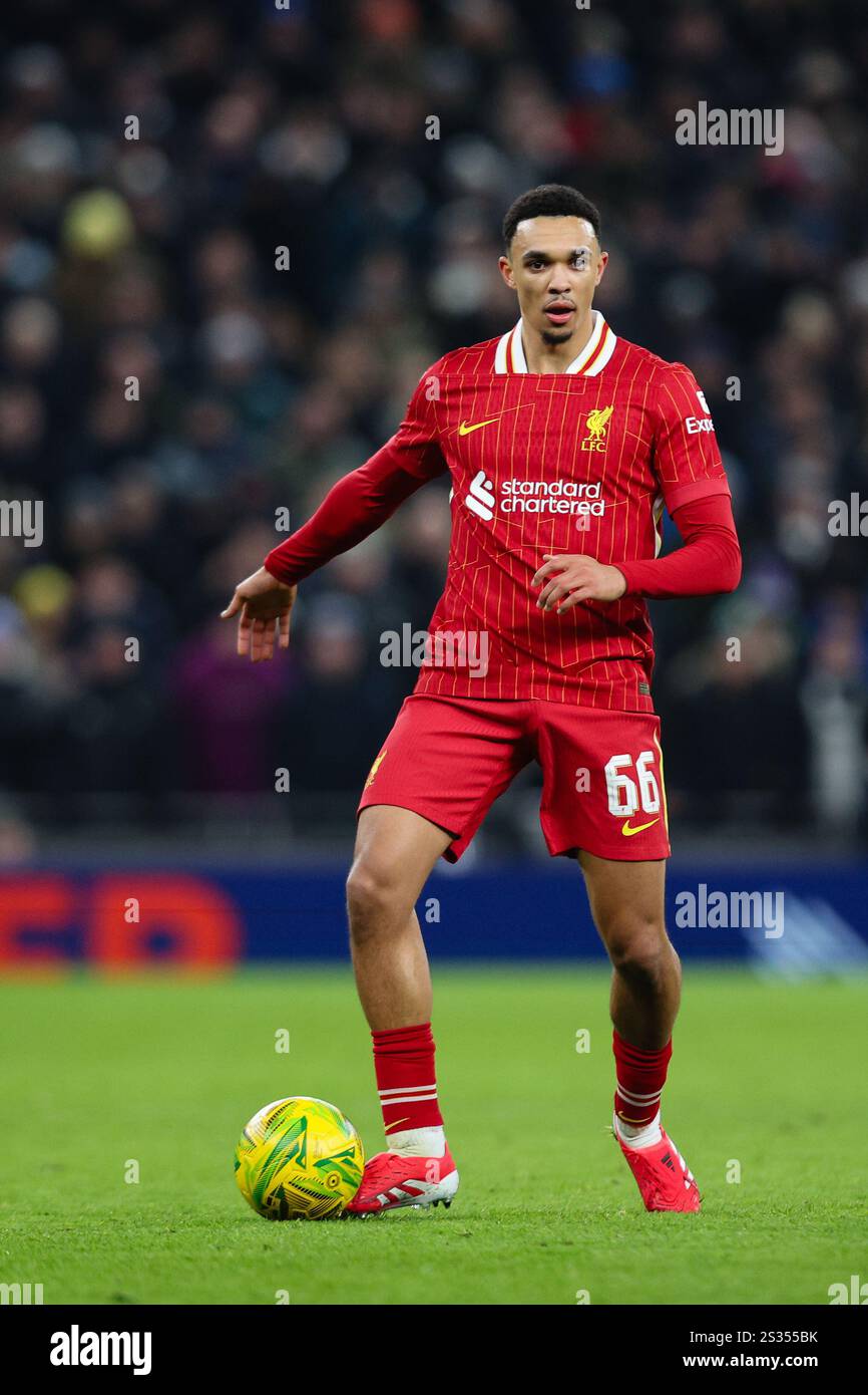 LONDON, UK 8th Jan 2025 Trent AlexanderArnold of Liverpool during