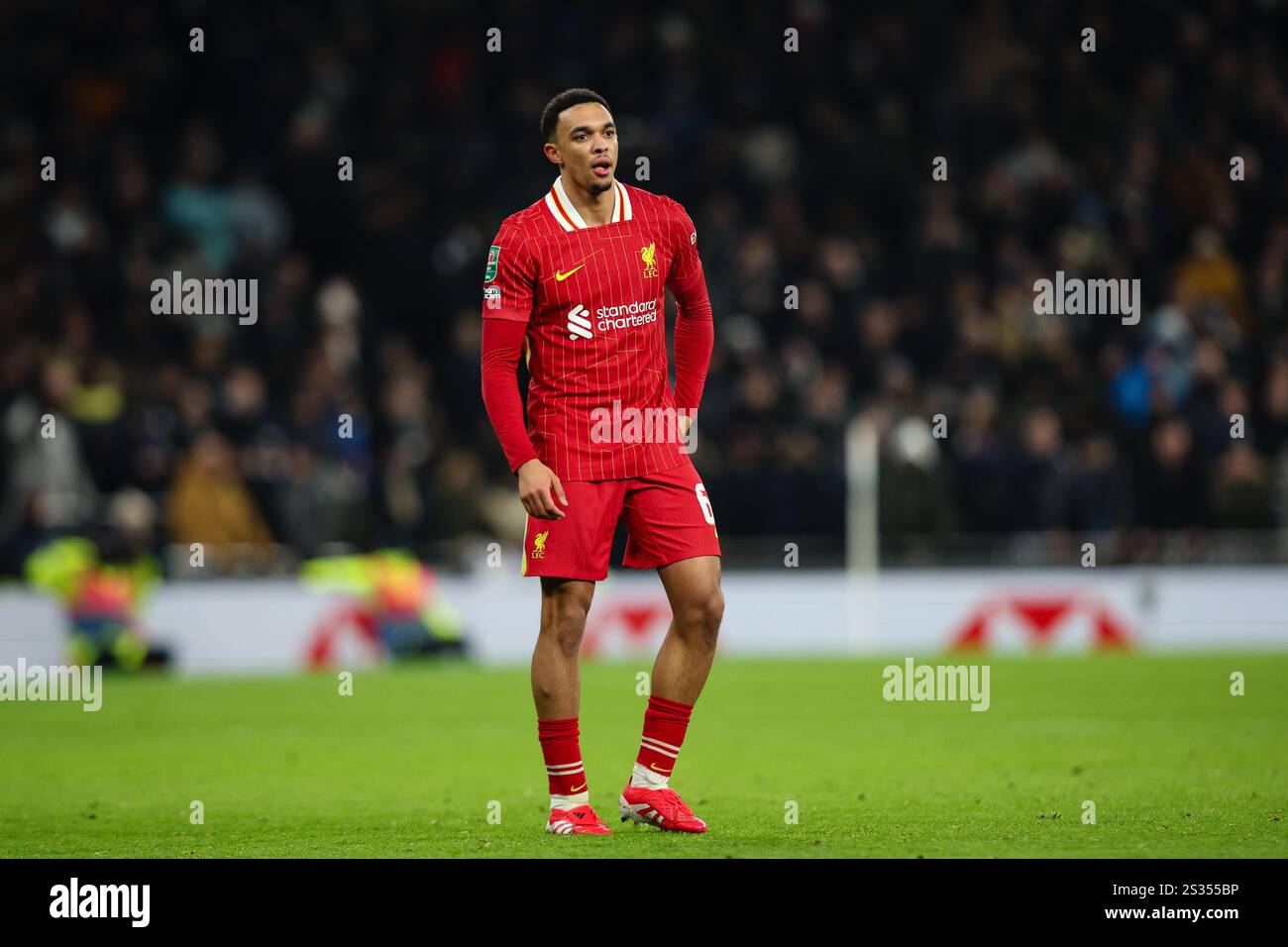 LONDON, UK 8th Jan 2025 Trent AlexanderArnold of Liverpool during