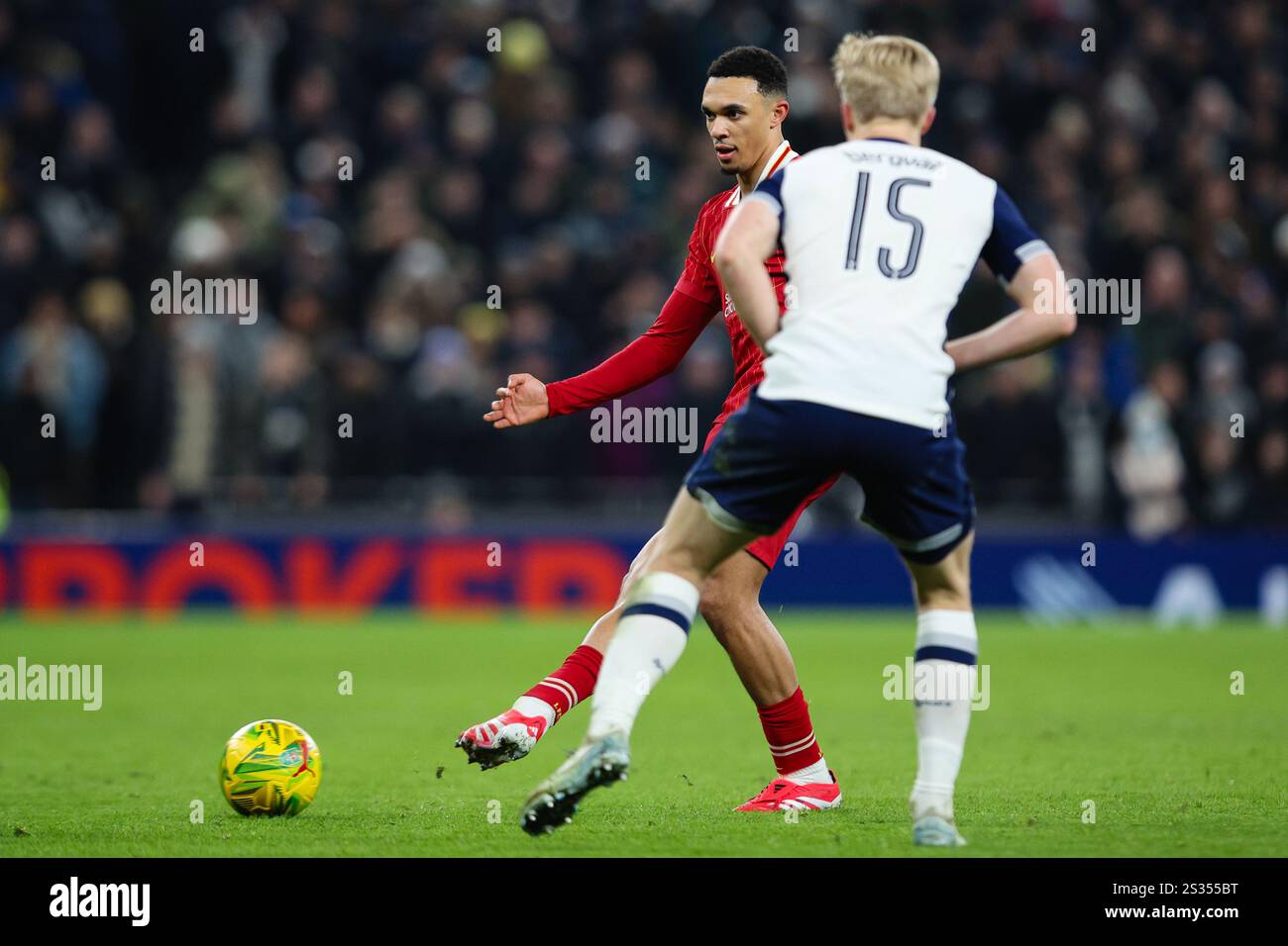 LONDON, UK 8th Jan 2025 Trent AlexanderArnold of Liverpool during