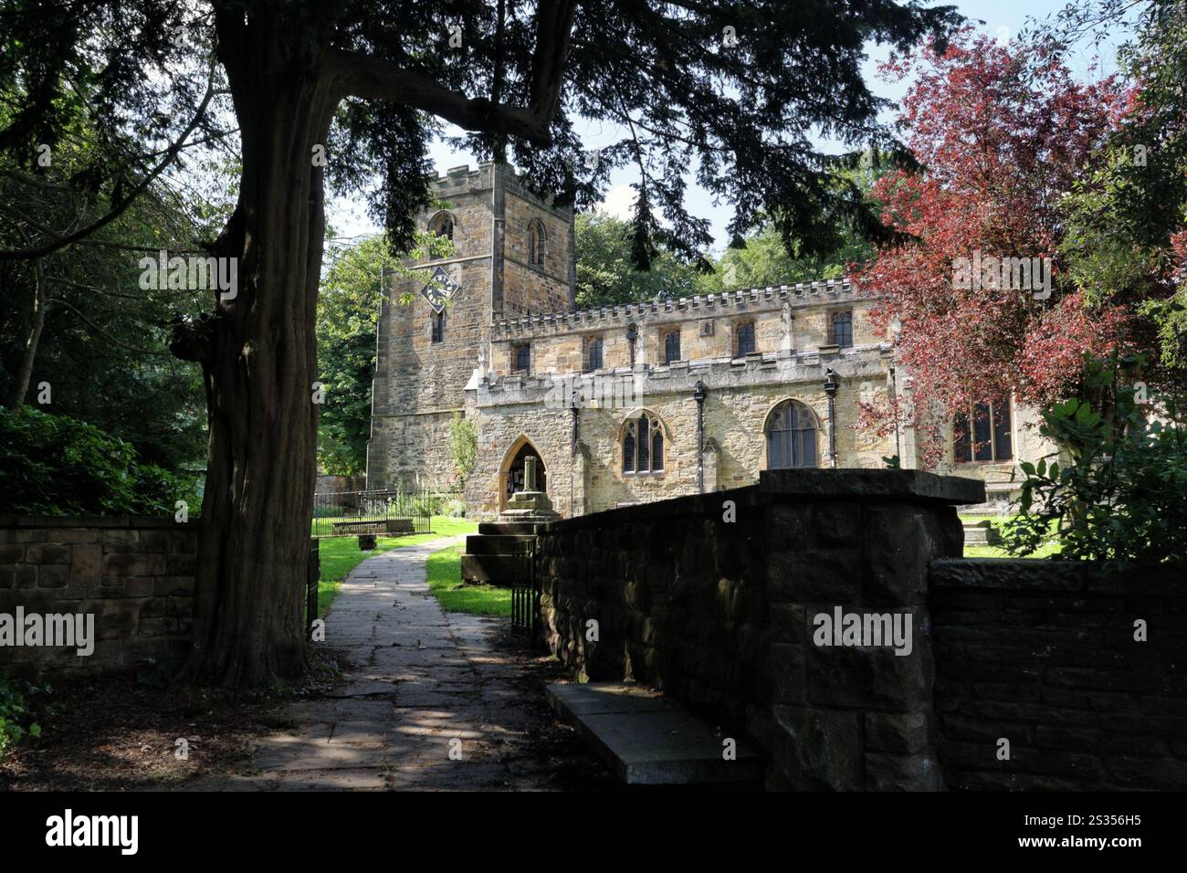 Norton village church of St James in Sheffield England, Suburban ...