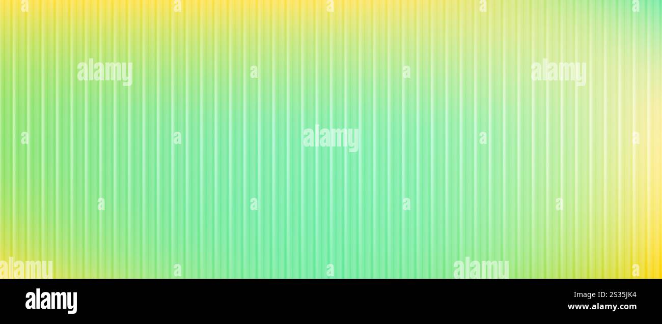 Acrylic glass, colorful gradient behind ribbed plastic texture Stock Vector
