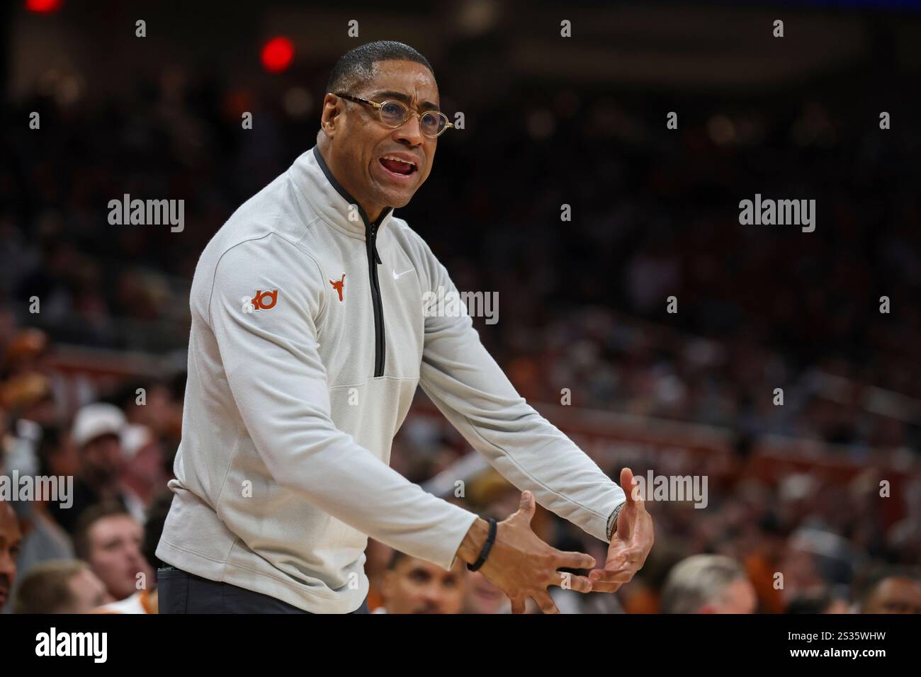 AUSTIN, TX - JANUARY 07: Texas Longhorns head coach Rodney Terry ...