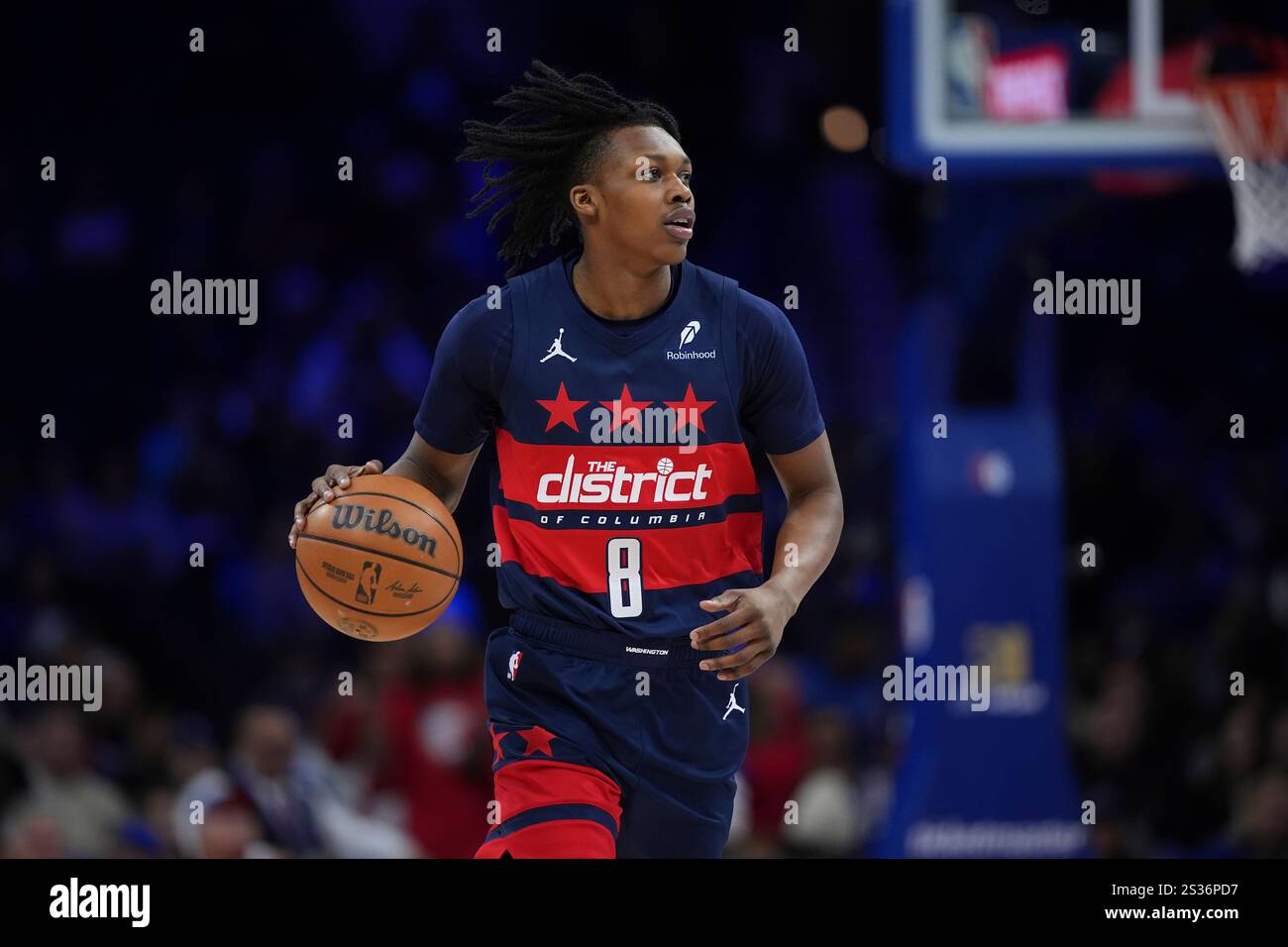 Washington Wizards' Carlton Carrington plays during an NBA basketball