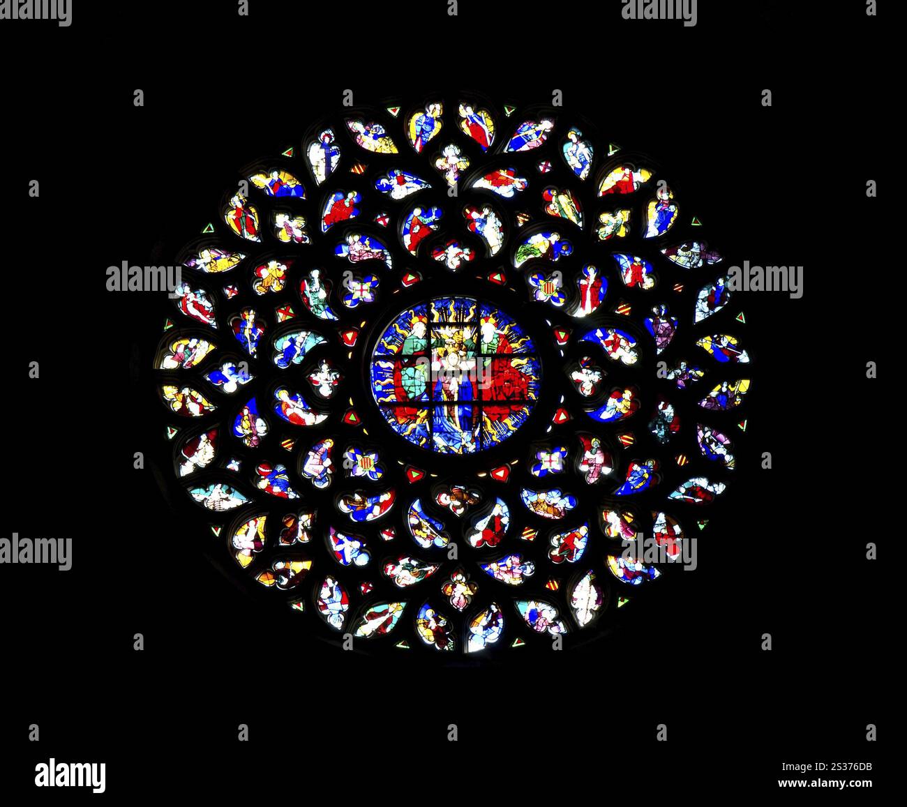 Rose window santa maria del mar hi-res stock photography and images - Alamy