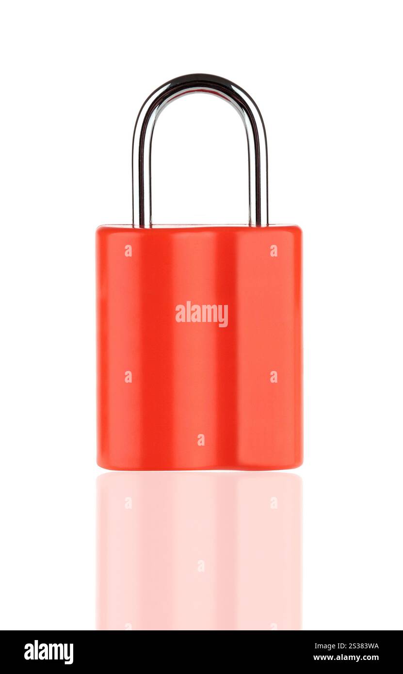 lock isolated on white background. lock on a white background Stock Photo