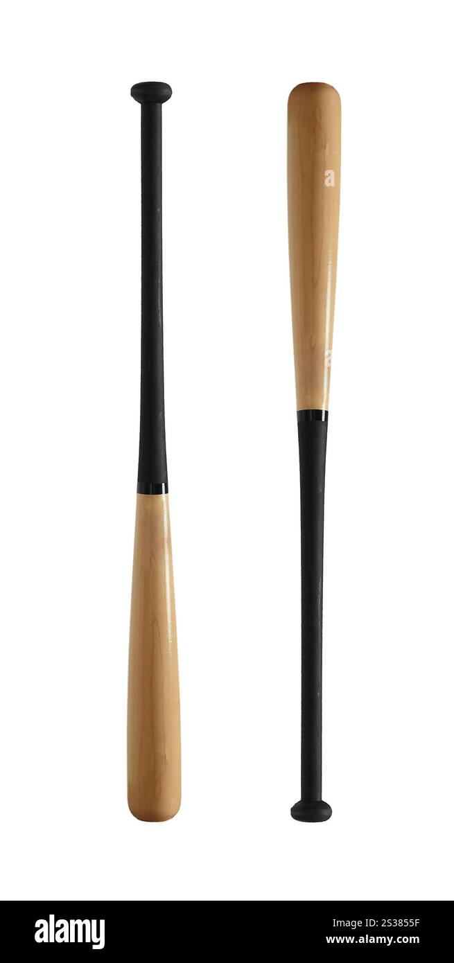 Baseball bat isolated on white background. Baseball bat Stock Photo - Alamy