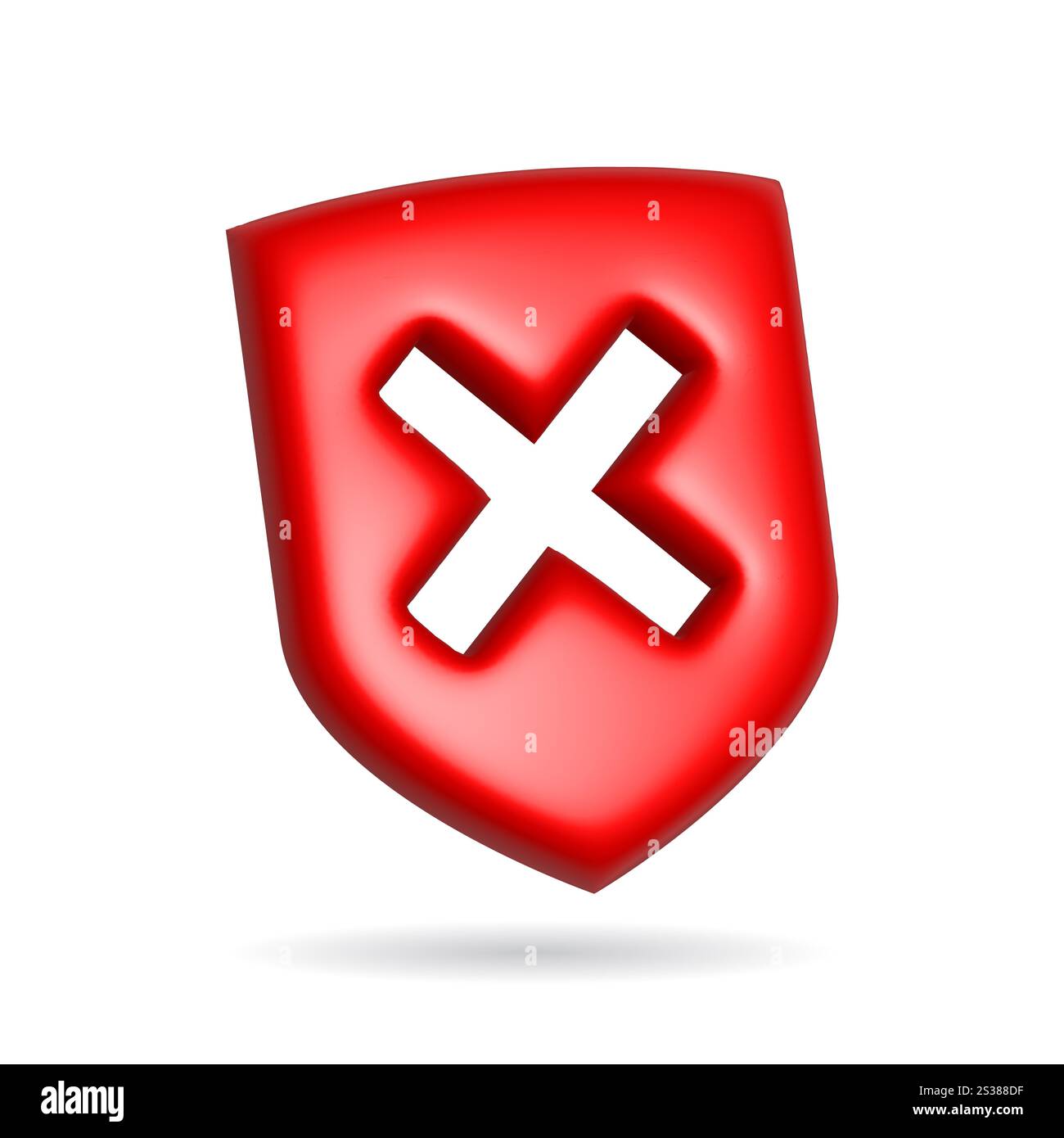 3d rendering check mark icon. Illustration with shadow isolated on ...