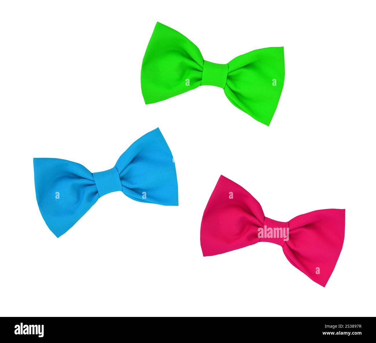 Set of bows isolated on white background. Set of bows Stock Photo - Alamy