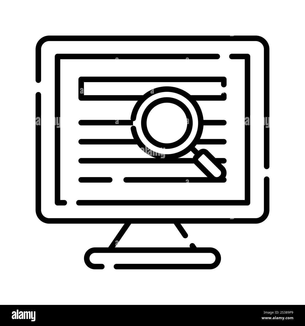 Download this amazing icon of web search, ready to use Stock Vector ...