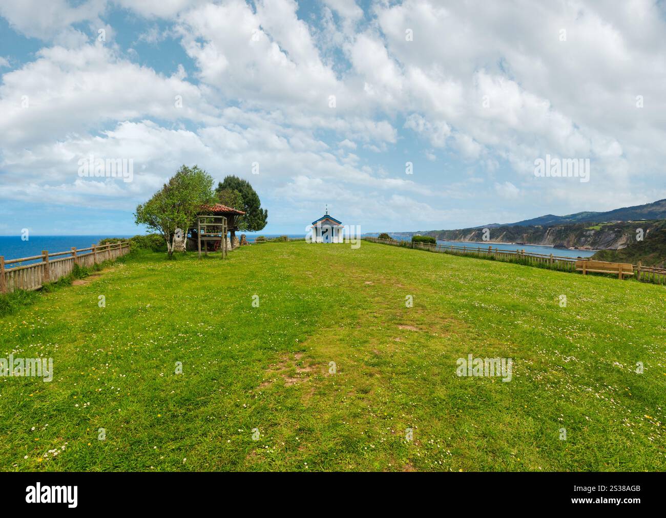 Chapel On Cape Summer View Ermita De La Regalina Cadavedo Asturias chapel-on-cape-summer-view-ermita-de-la-regalina-cadavedo-asturias
