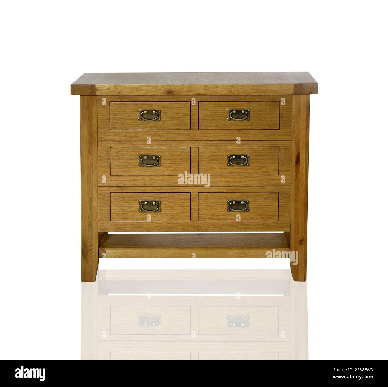 Chest of Drawers isolated with clipping path. Chest of Drawers Stock Photo