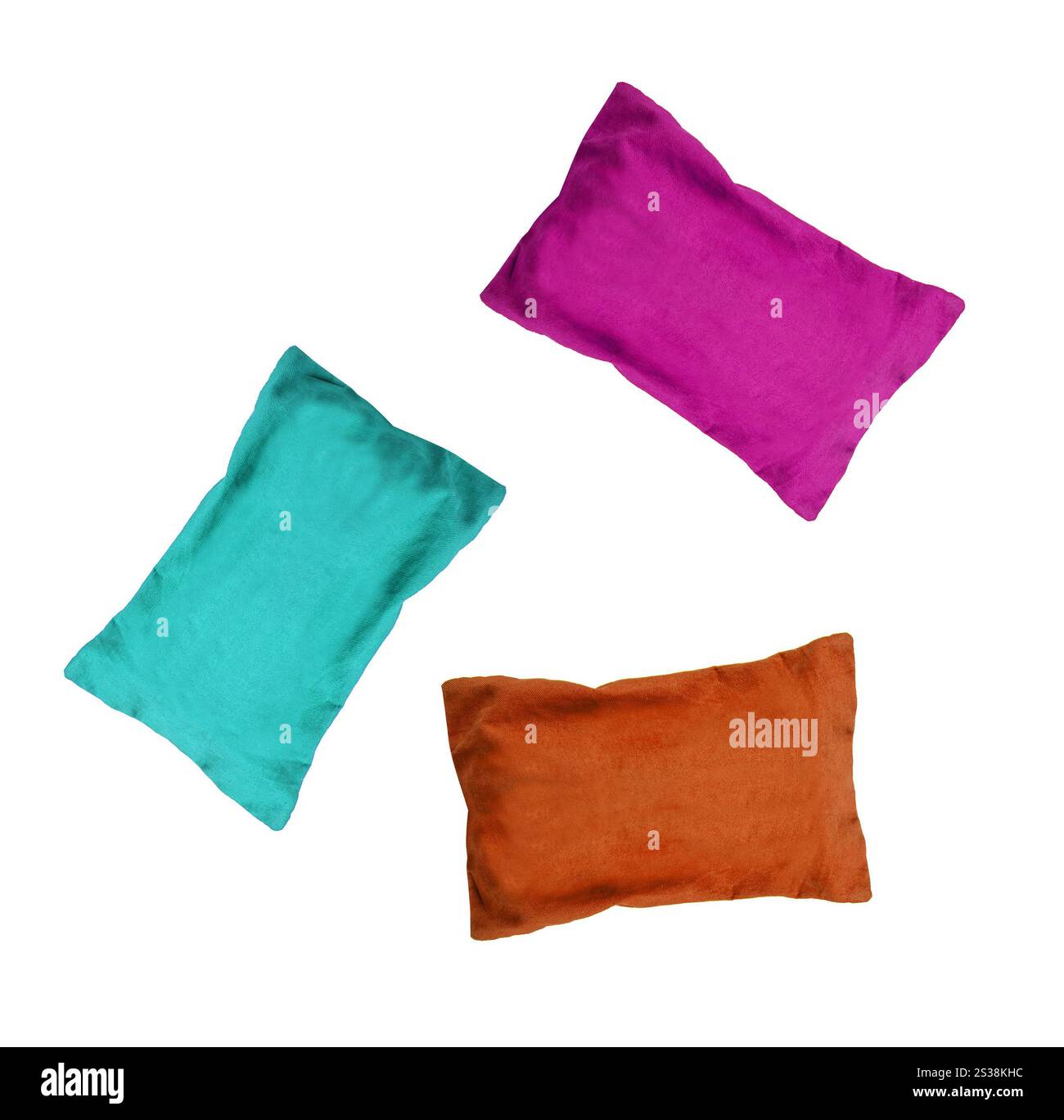 Pillows isolated on white background. Pillows on white background Stock Photo