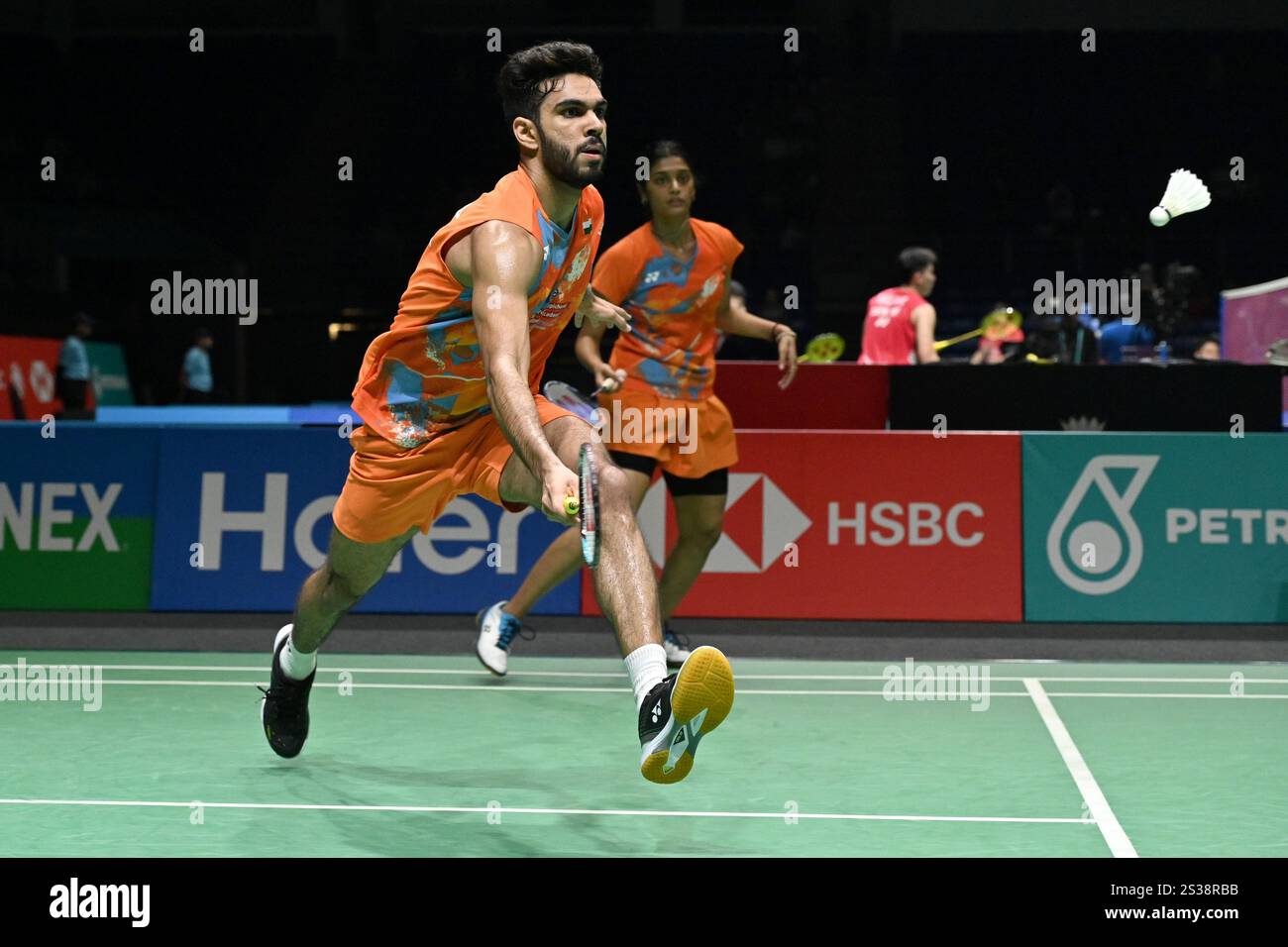 Kuala Lumpur, Malaysia. 9th Jan, 2025. Dhruv Kapila (L)/Tanisha Crasto ...