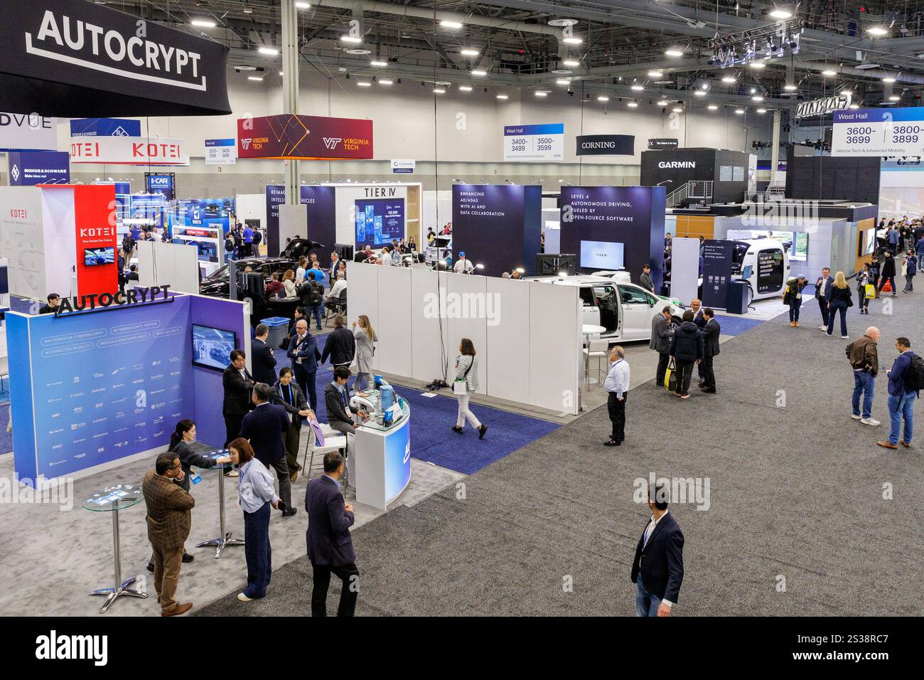 A view of the conference floor at the Las Vegas Convention Center