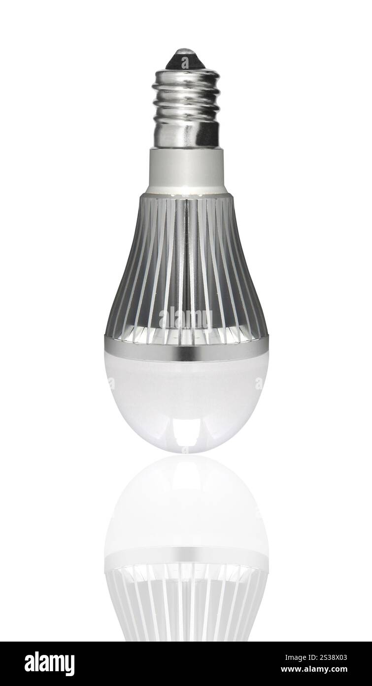 Light bulb isolated on white background Stock Photo - Alamy