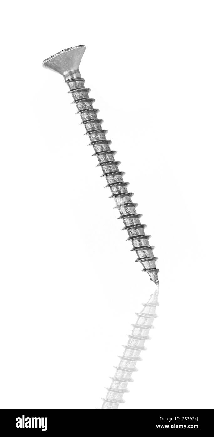 Screws isolated on white background. Screws isolated on white Stock Photo