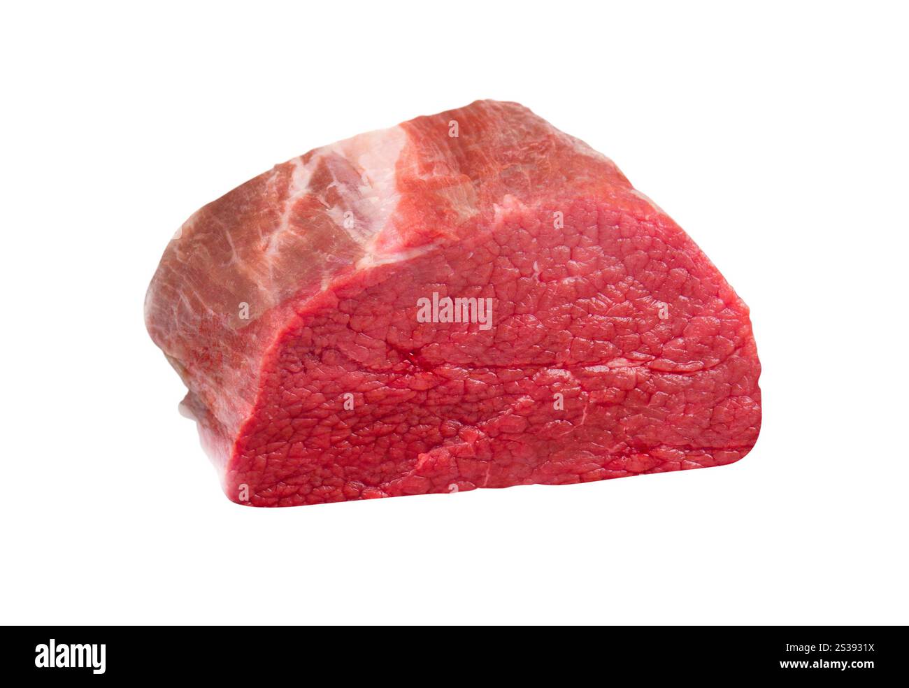 fresh raw beef steak isolated on white background Stock Photo - Alamy