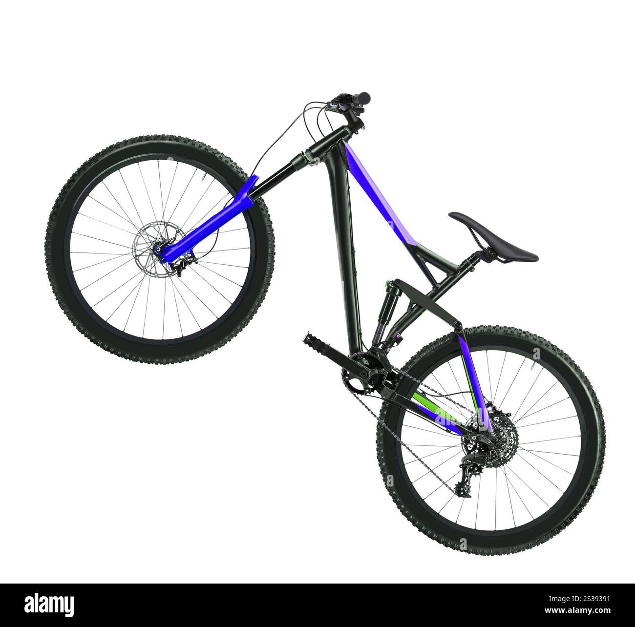Blue bicycle hi-res stock photography and images - Alamy