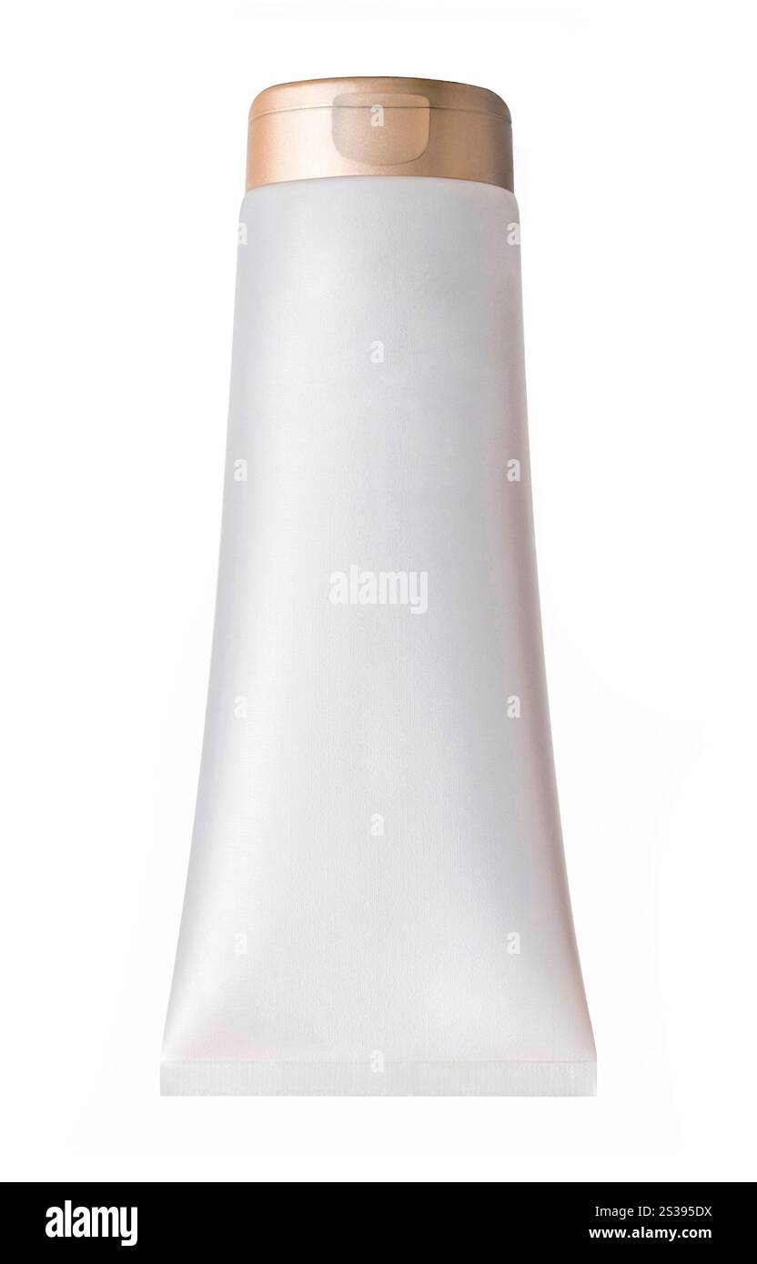 Plastic Tube isolated on white background Stock Photo - Alamy
